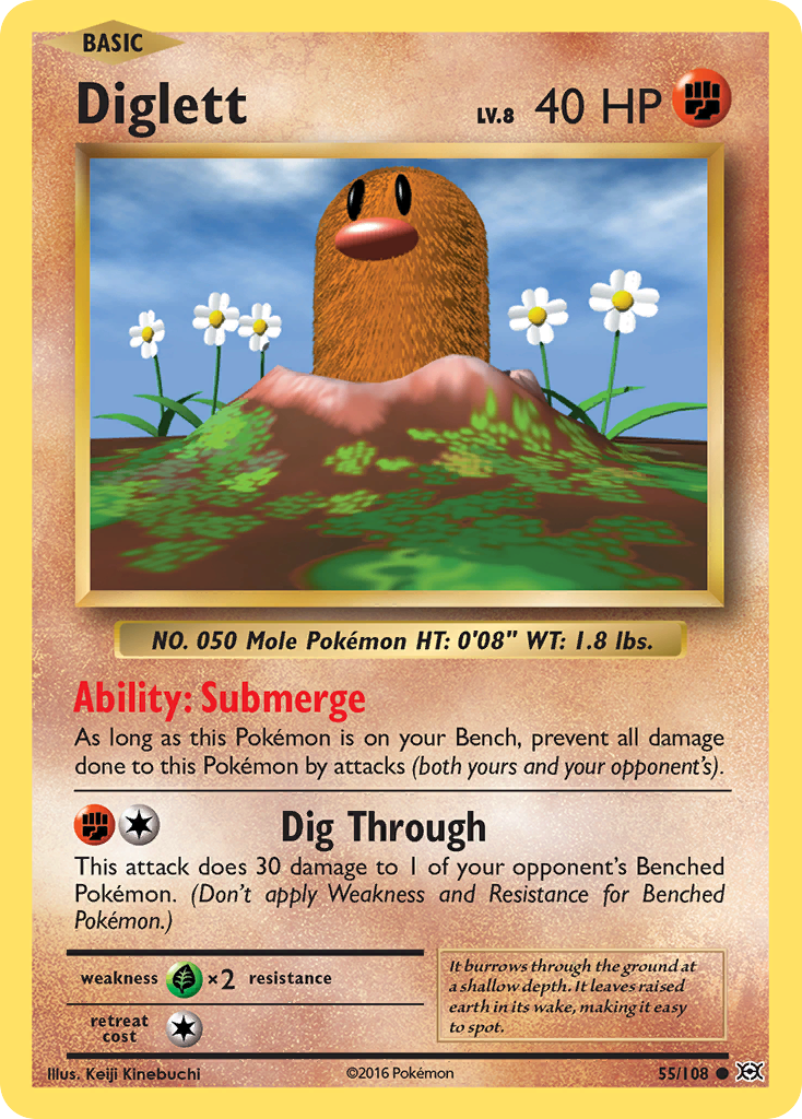 Diglett (55/108) [XY: Evolutions] | Odin's Place