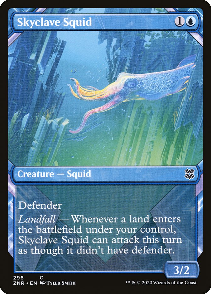 Skyclave Squid (Showcase) [Zendikar Rising] | Odin's Place