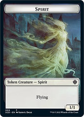 Cat Bird // Spirit Double-Sided Token [Starter Commander Decks] | Odin's Place