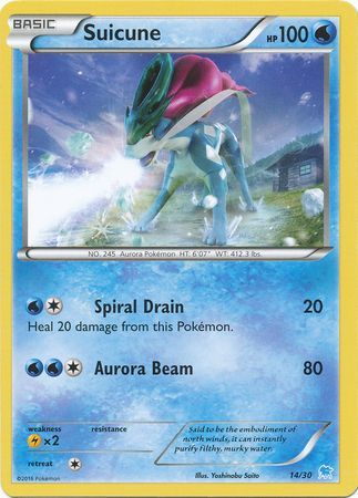 Suicune (14/30) [XY: Trainer Kit 3 - Suicune] | Odin's Place