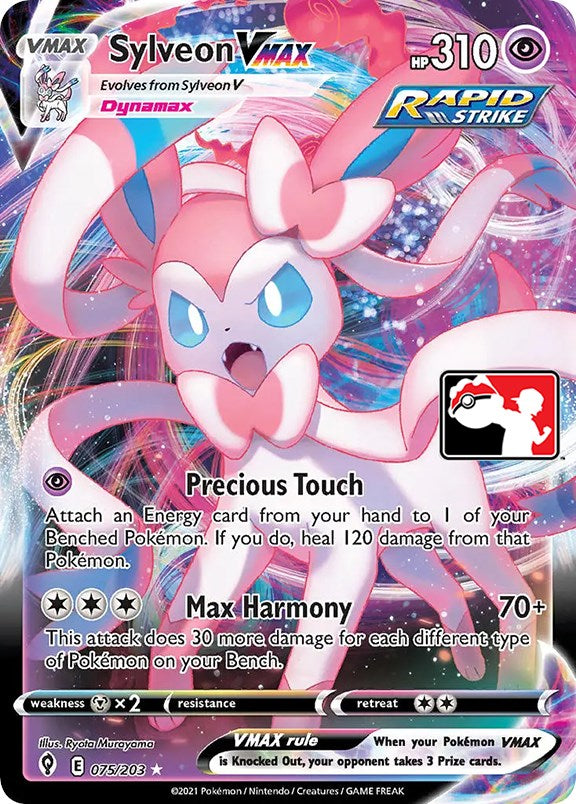 Sylveon VMAX (075/203) [Prize Pack Series One] | Odin's Place