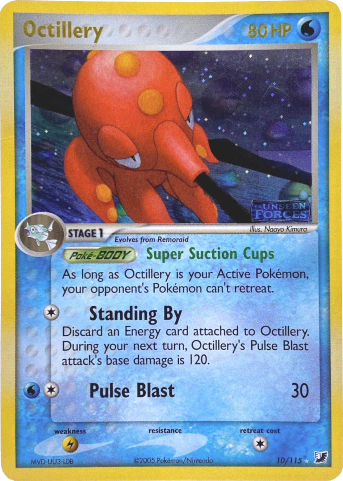 Octillery (10/115) (Stamped) [EX: Unseen Forces] | Odin's Place