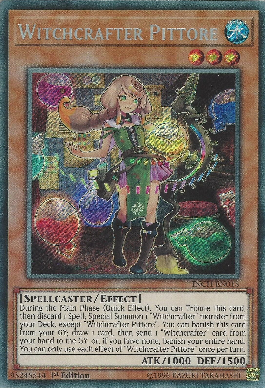 Witchcrafter Pittore [INCH-EN015] Secret Rare | Odin's Place