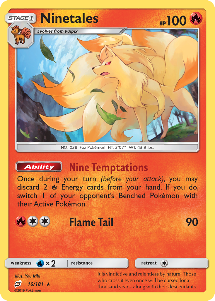 Ninetales (16/181) [Sun & Moon: Team Up] | Odin's Place