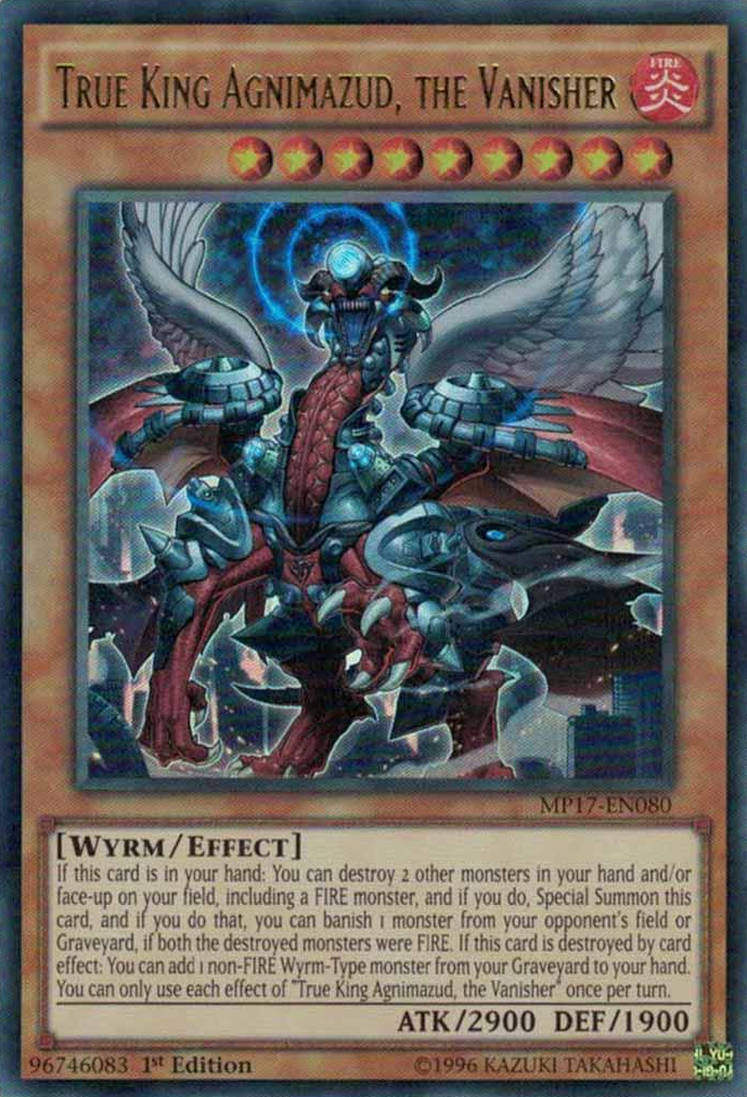 True King Agnimazud, the Vanisher [MP17-EN080] Ultra Rare | Odin's Place