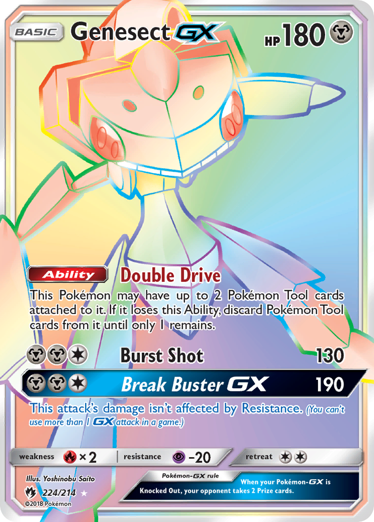 Genesect GX (224/214) [Sun & Moon: Lost Thunder] | Odin's Place