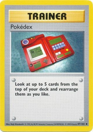 Pokedex (87/102) [Base Set Shadowless Unlimited] | Odin's Place