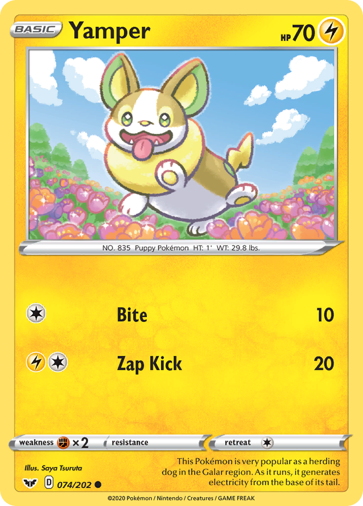 Yamper (074/202) [Sword & Shield: Base Set] | Odin's Place