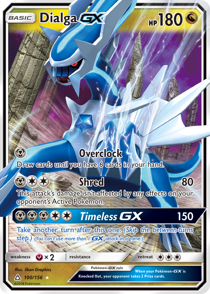 Dialga GX (100/156) [Sun & Moon: Ultra Prism] | Odin's Place