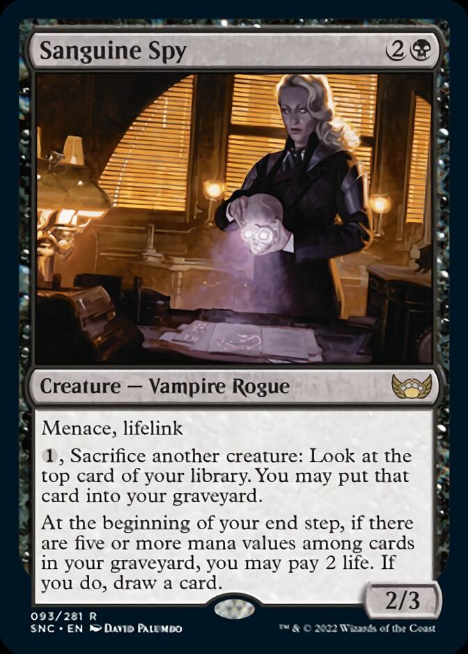 Sanguine Spy [Streets of New Capenna] | Odin's Place