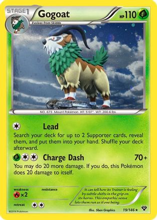 Gogoat (19/146) (Cosmos Holo) [XY: Base Set] | Odin's Place