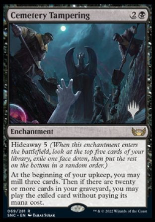 Cemetery Tampering (Promo Pack) [Streets of New Capenna Promos] | Odin's Place