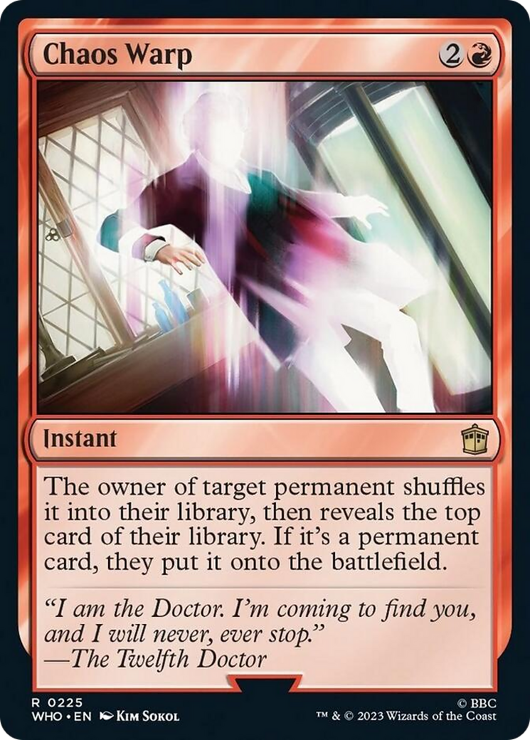 Chaos Warp [Doctor Who] | Odin's Place