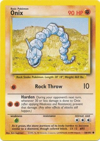 Onix (56/102) [Base Set Unlimited] | Odin's Place
