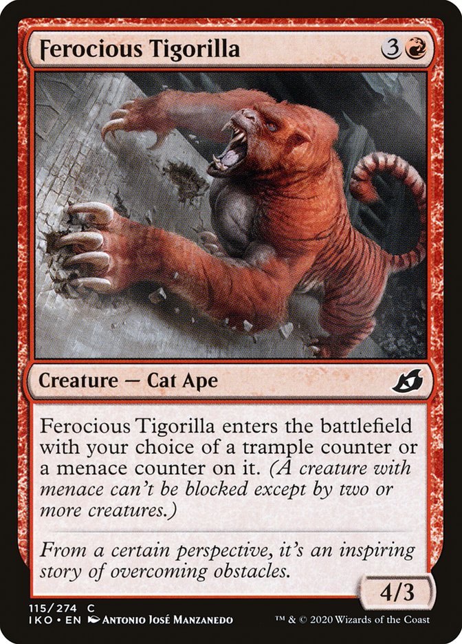 Ferocious Tigorilla [Ikoria: Lair of Behemoths] | Odin's Place