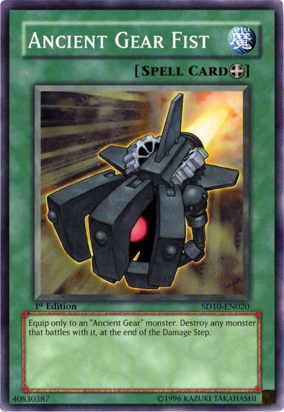 Ancient Gear Fist [SD10-EN020] Common | Odin's Place