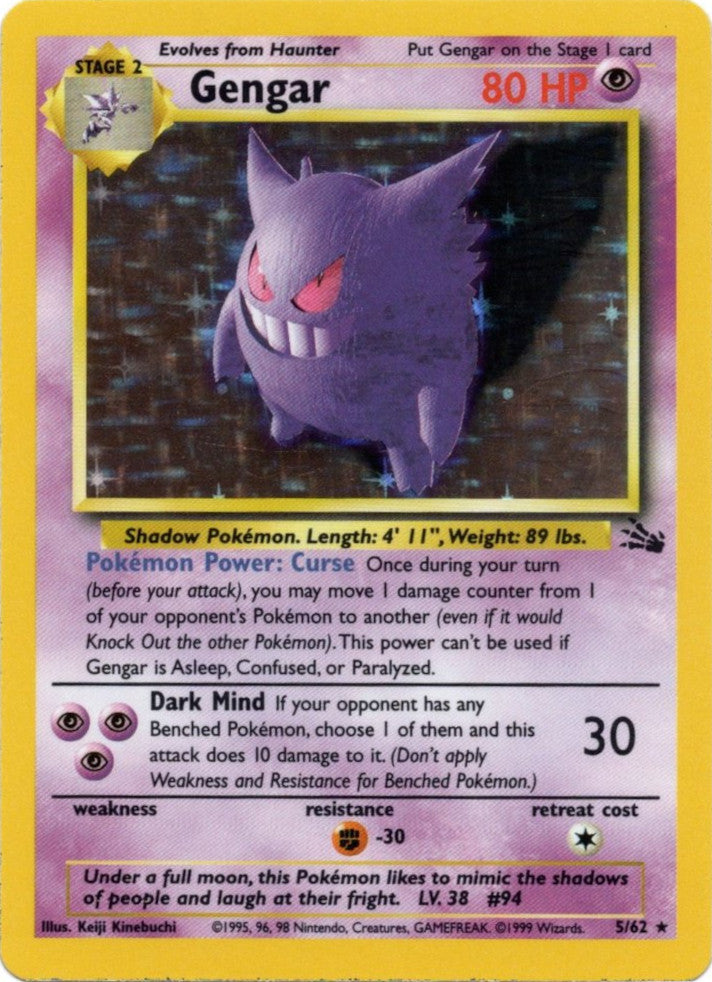 Gengar (5/62) [Fossil Unlimited] | Odin's Place