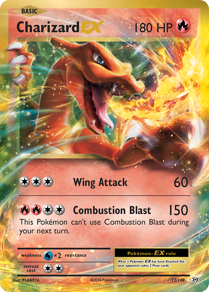 Charizard EX (12/108) [XY: Evolutions] | Odin's Place