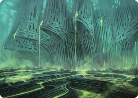 Swamp Art Card [Phyrexia: All Will Be One Art Series] | Odin's Place