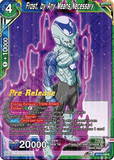 Frost, by Any Means Necessary (BT16-136) [Realm of the Gods Prerelease Promos] | Odin's Place