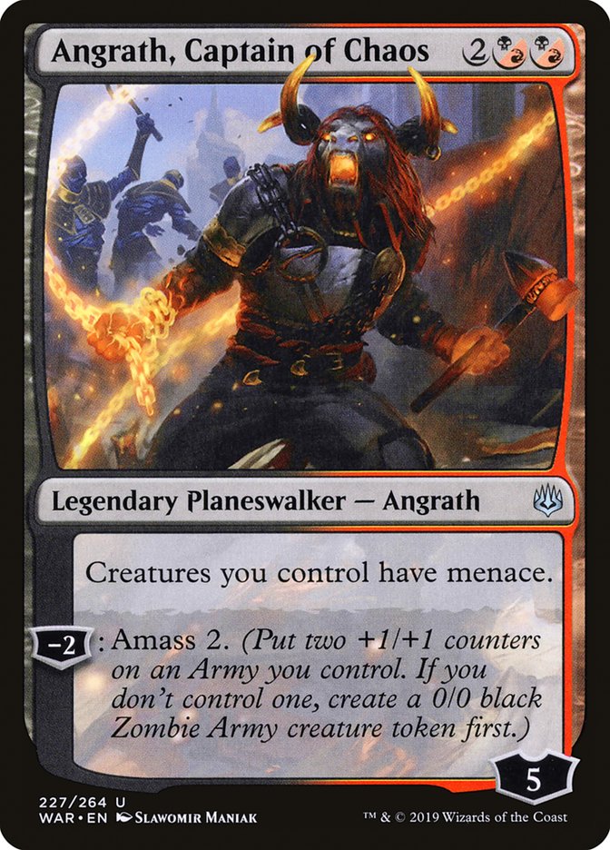 Angrath, Captain of Chaos (227) [War of the Spark] | Odin's Place