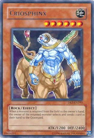 Criosphinx [DR3-EN193] Rare | Odin's Place