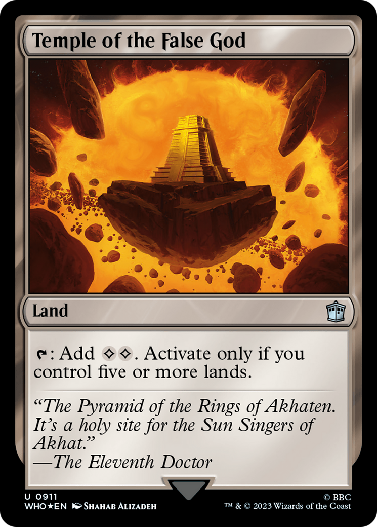 Temple of the False God (Surge Foil) [Doctor Who] | Odin's Place