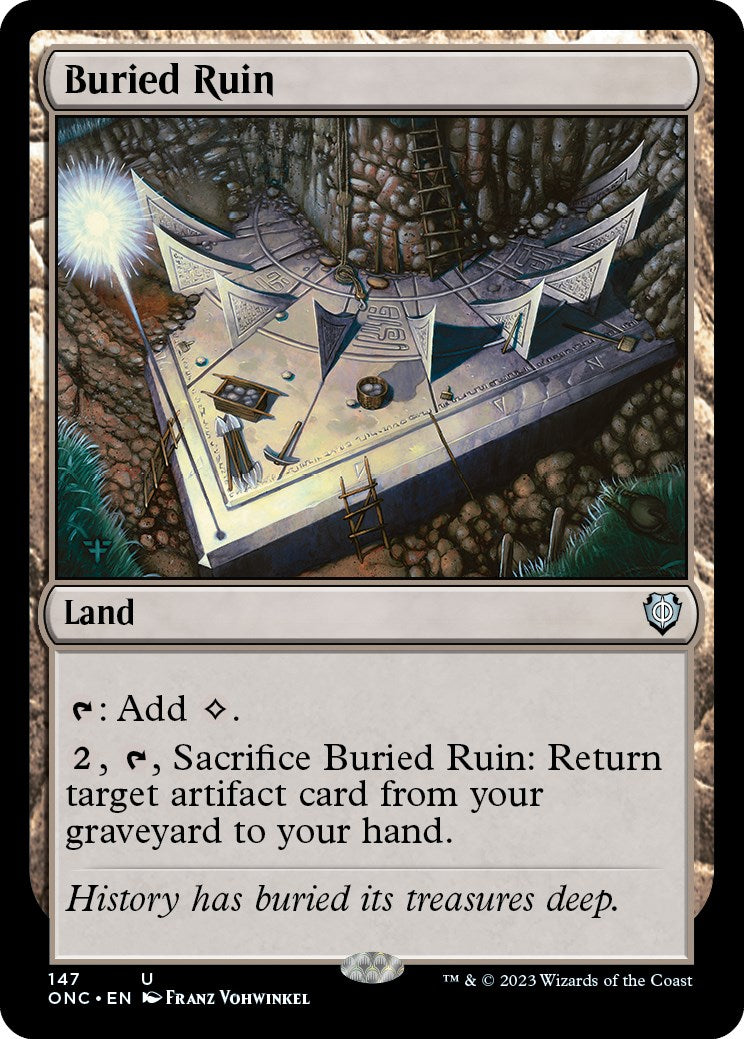 Buried Ruin [Phyrexia: All Will Be One Commander] | Odin's Place