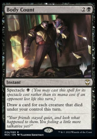 Body Count (Promo Pack) [Streets of New Capenna Commander Promos] | Odin's Place
