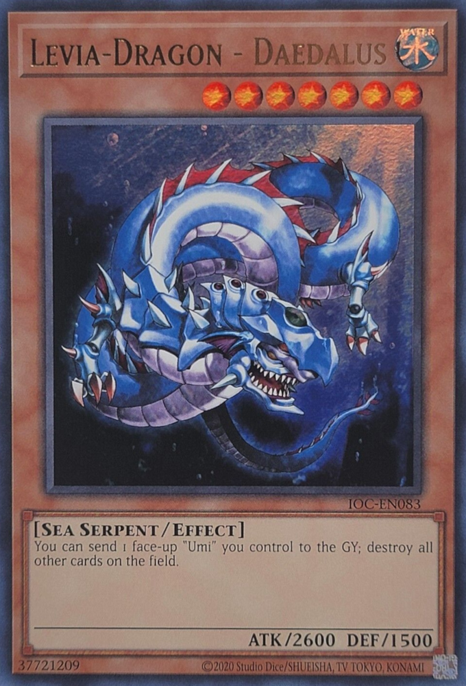 Levia-Dragon - Daedalus (25th Anniversary) [IOC-EN083] Ultra Rare | Odin's Place