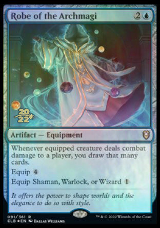 Robe of the Archmagi [Commander Legends: Battle for Baldur's Gate Prerelease Promos] | Odin's Place