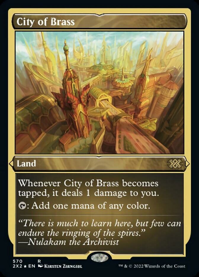 City of Brass (Foil Etched) [Double Masters 2022] | Odin's Place