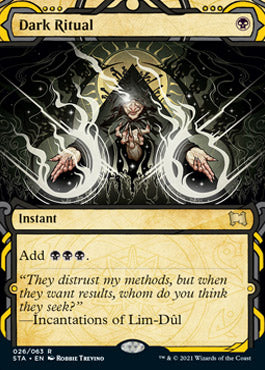Dark Ritual (Foil Etched) [Strixhaven: School of Mages Mystical Archive] | Odin's Place