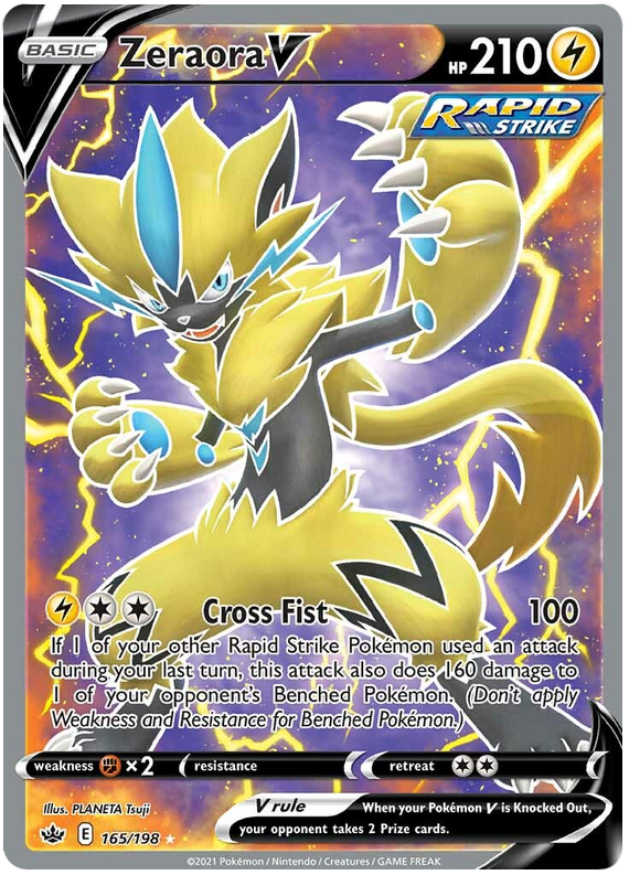 Zeraora V (165/198) [Sword & Shield: Chilling Reign] | Odin's Place