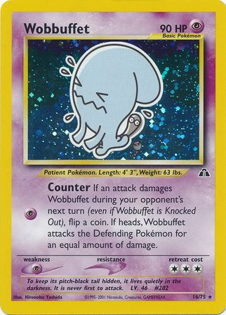 Wobbuffet (16/75) [Neo Discovery Unlimited] | Odin's Place