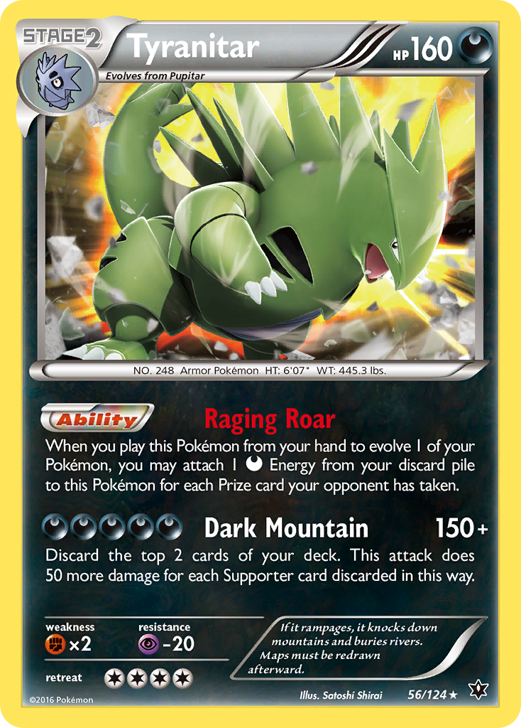 Tyranitar (56/124) [XY: Fates Collide] | Odin's Place