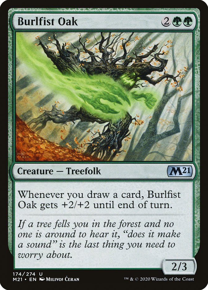 Burlfist Oak [Core Set 2021] | Odin's Place