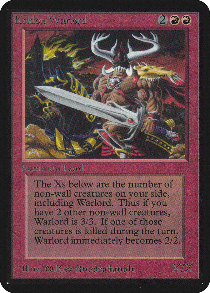 Keldon Warlord (160) [Alpha Edition] | Odin's Place