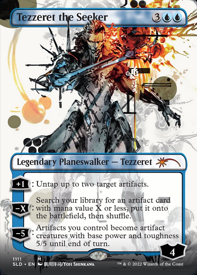 Tezzeret the Seeker (Borderless) [Secret Lair Drop Series] | Odin's Place