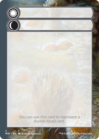 Helper Card (4/9) [Innistrad: Midnight Hunt Tokens] | Odin's Place