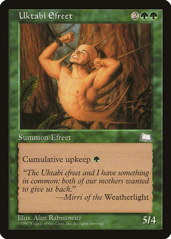 Uktabi Efreet (143) [Weatherlight] | Odin's Place