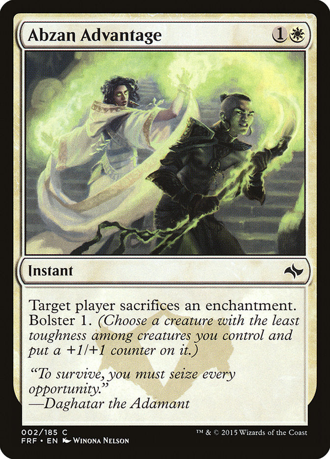 Abzan Advantage (2) [Fate Reforged] | Odin's Place