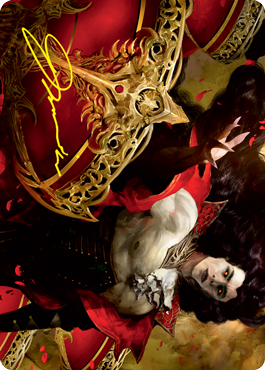 Bloodvial Purveyor Art Card (Gold-Stamped Signature) [Innistrad: Crimson Vow Art Series] | Odin's Place