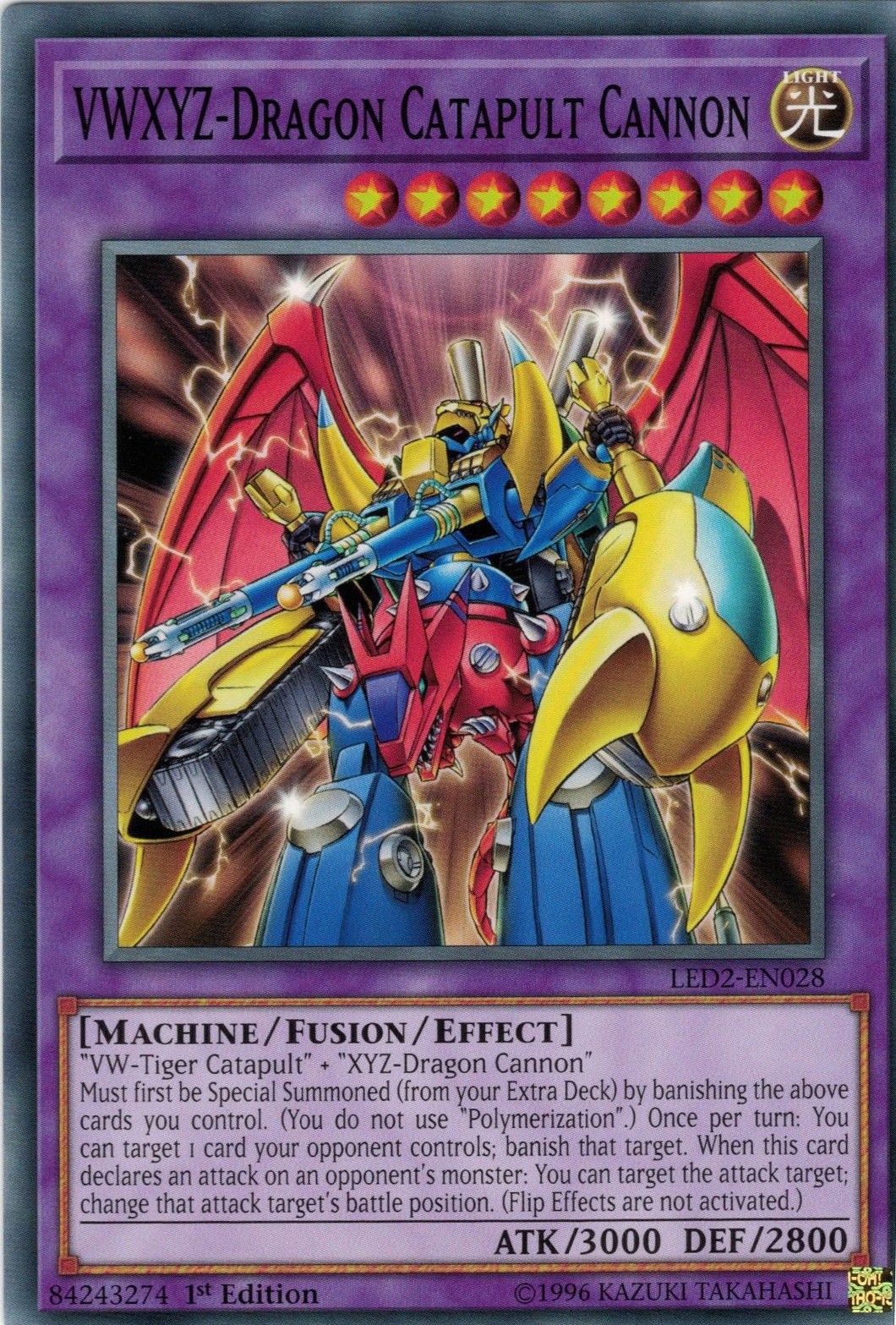 VWXYZ-Dragon Catapult Cannon [LED2-EN028] Common | Odin's Place