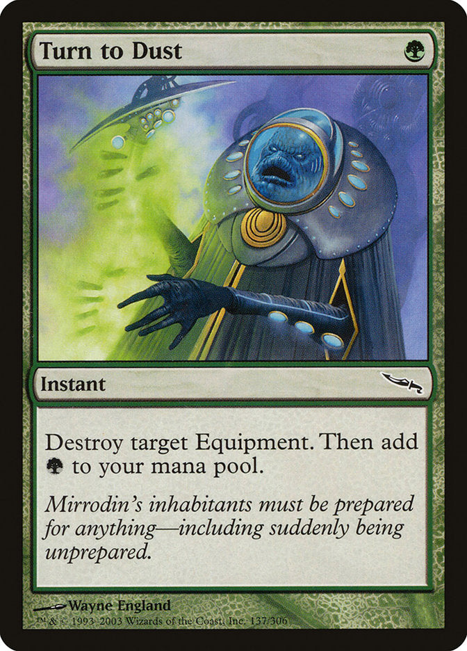 Turn to Dust [Mirrodin] | Odin's Place