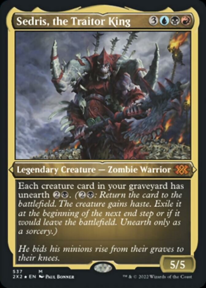 Sedris, the Traitor King (Foil Etched) [Double Masters 2022] | Odin's Place
