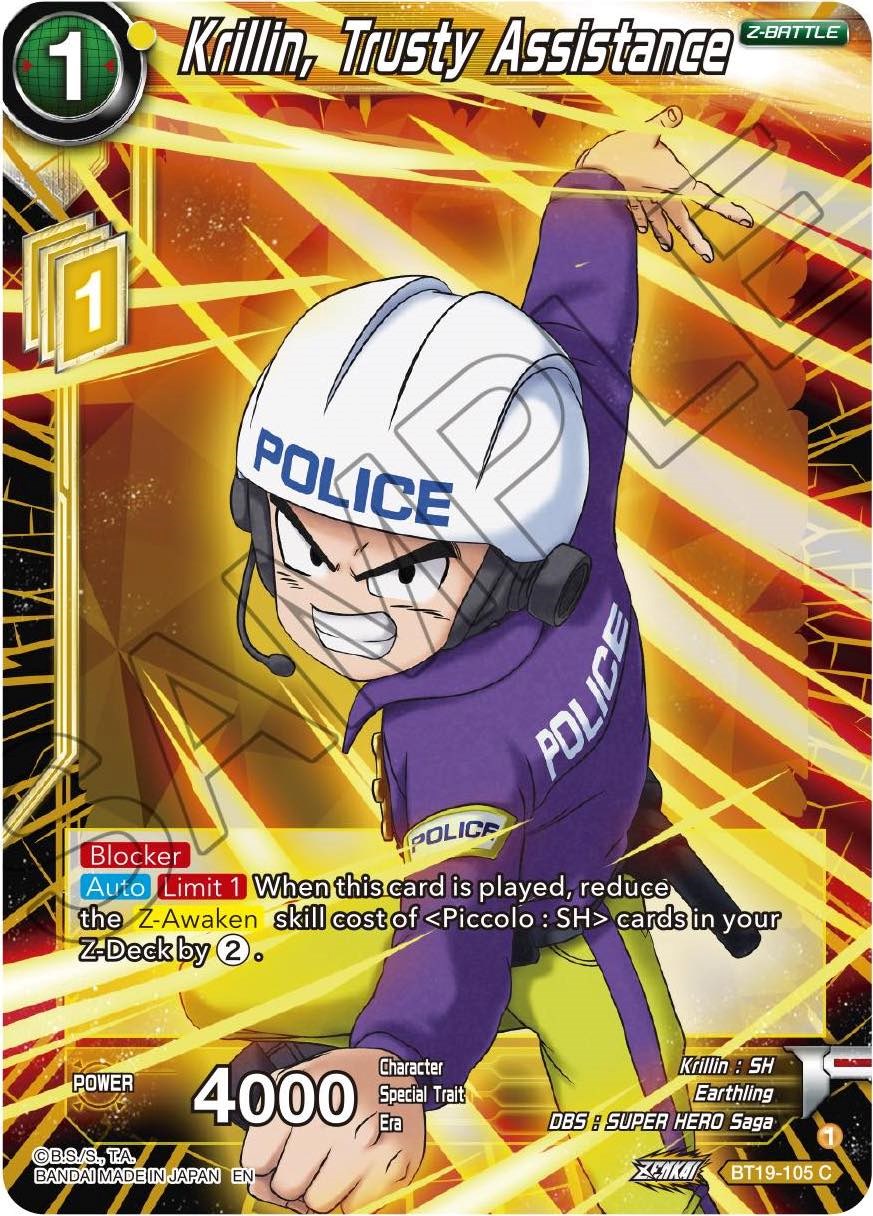 Krillin, Trusty Assistance (BT19-105) [Fighter's Ambition] | Odin's Place