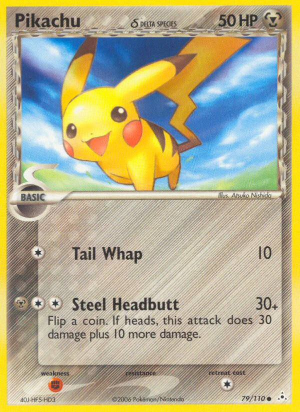 Pikachu (79/110) (Delta Species) [EX: Holon Phantoms] | Odin's Place