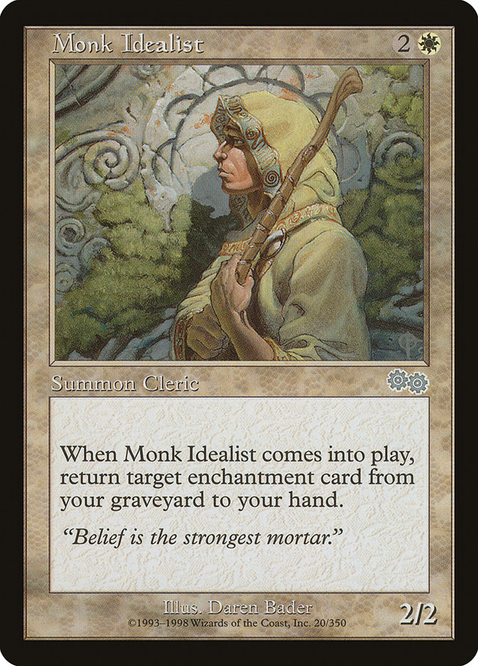 Monk Idealist (20) [Urza's Saga] | Odin's Place
