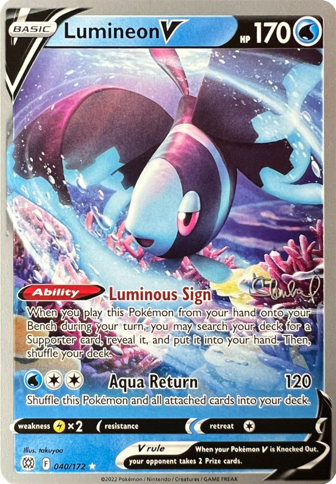 Lumineon V (040/172) (ADP - Ondrej Skubal) [World Championships 2022] | Odin's Place
